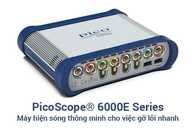 PicoScope 6000E - Máy hiện sóng thông minh cho việc gỡ lỗi nhanh 1 picoscope 6000e may hien song thong minh cho viec go loi nhanh