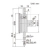 Đồng hồ so cơ khí loại tiêu chuẩn Insize 2308-3FA 5 2308 1 1