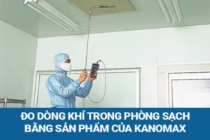 do dong khi trong phong sach bang san pham cua kanomax