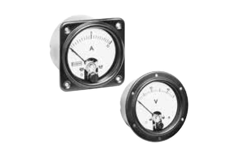 Đồng hồ analog đo dòng điện DC điện trở shunt thang đo 90° Crompton Instruments