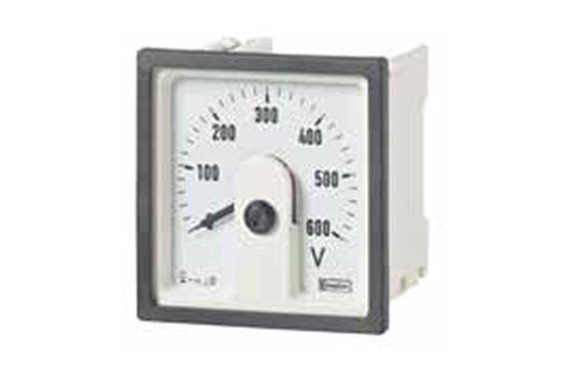 Đồng hồ analog đo điện áp AC chỉnh lưu thang đo dài kiểu DIN Crompton Instruments E242-05W