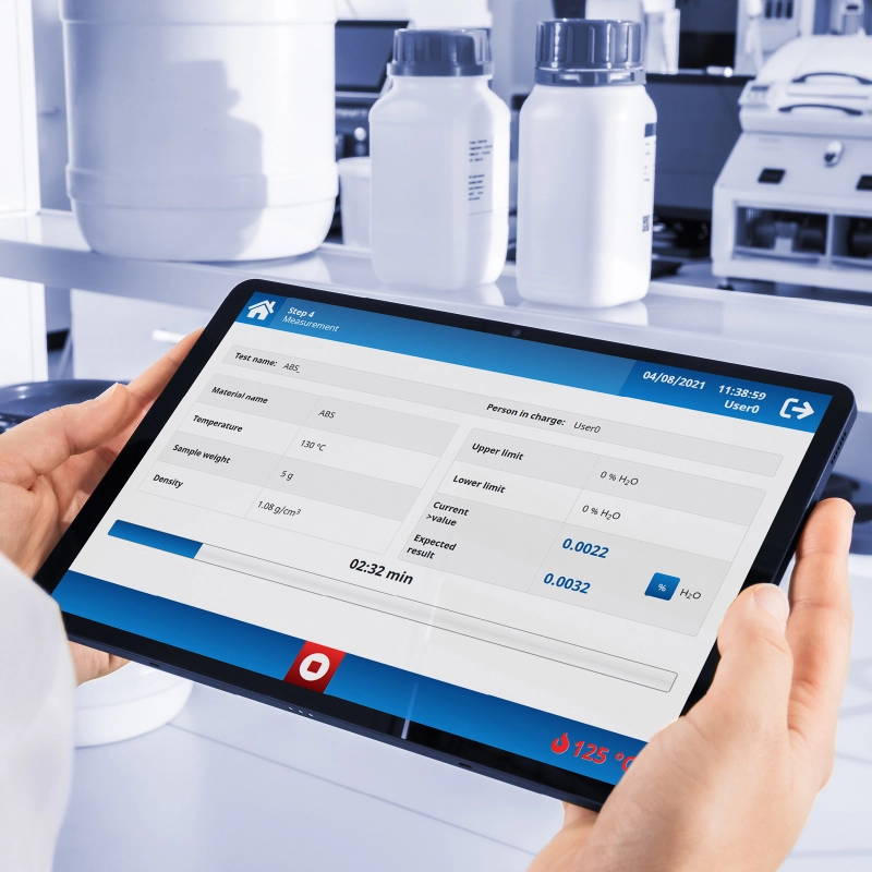 Máy phân tích độ ẩm chọn lọc nước Anton Paar Brabender Aquatrac-V 4 Máy phân tích độ ẩm chọn lọc nước Anton Paar Brabender Aquatrac-V - Ảnh 4