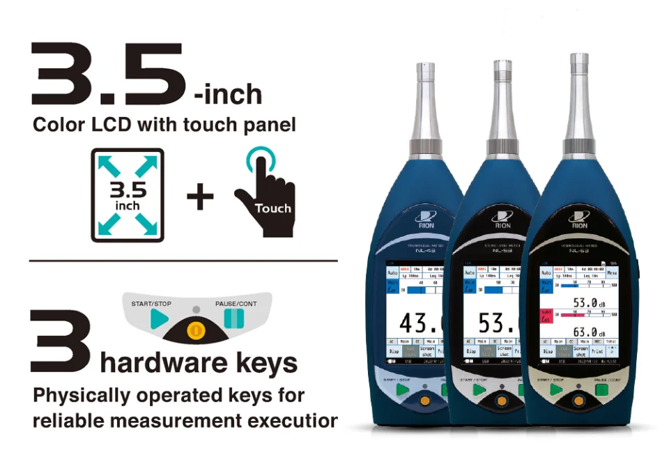 Máy Đo Tiếng Ồn RION NL- 43, NL- 53, NL- 63: So Sánh 3 Model 2026 9 máy đo tiếng ồn RION