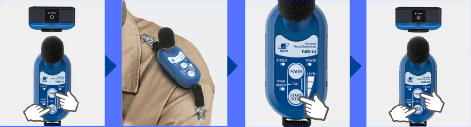 thiết bị đo tiếng ồn cá nhân NB-14