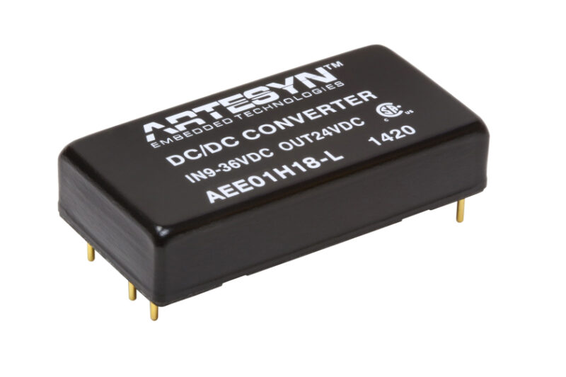 Bộ chuyển đổi DC-DC đầu vào cao đầu rá đôi 40 W Advanced Energy AEE