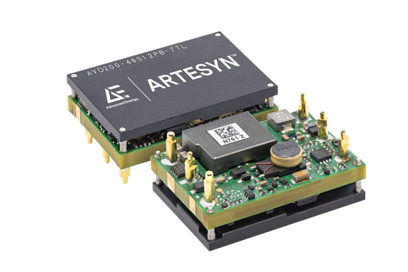 Bộ chuyển đổi DC-DC 200W loại 16 khối Advanced Energy AVD200 Series