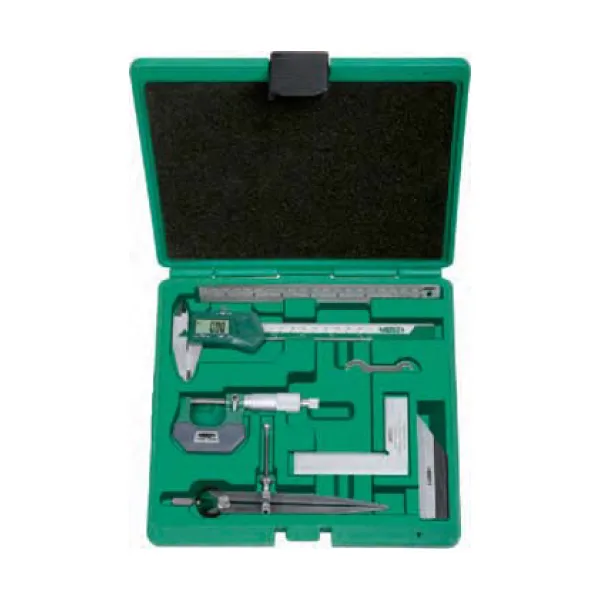Bộ dụng cụ đo cơ khí chính xác 6 chi tiết Insize