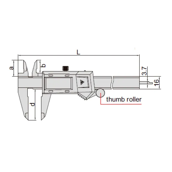 Thước kẹp điện tử chống nước Insize 1104