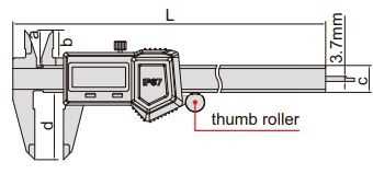 Thước kẹp điện tử Insize chống nước 1118