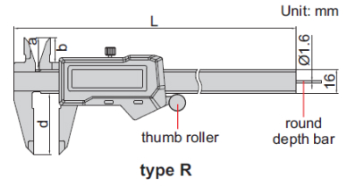 Thước kẹp điện tử Insize chống nước 1126