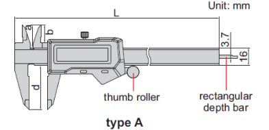 Thước kẹp điện tử Insize chống nước 1126