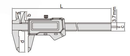 Thước kẹp điện tử Insize chống nước 1126