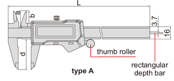 Thước kẹp điện tử chống nước (Loại Bluetooth) Insize 1127