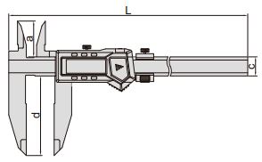 Thước kẹp điện tử Insize (Không chống nước) 1135
