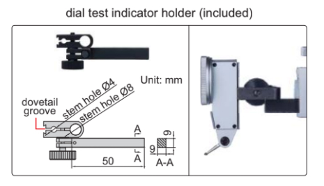 Thước đo cao điển tử có tay quay Insize 1156