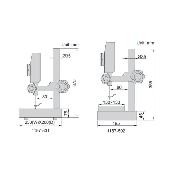 Thước đo cao điện tử Insize 1157