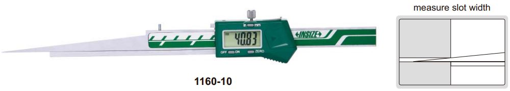 Thước đo rãnh côn điện tử Insize 1160-10 3 Thước đo rãnh côn điện tử Insize 1160