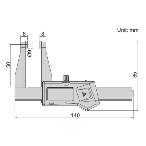Thước kẹp đo ngoài điện tử Insize 1163-50A 4 Dụng cụ đo điện tử Insize 1163