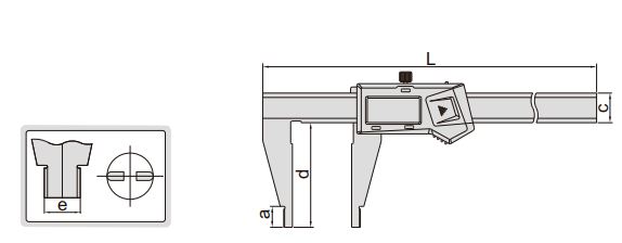 Thước kẹp điện tử Insize (Không chống nước) 1170