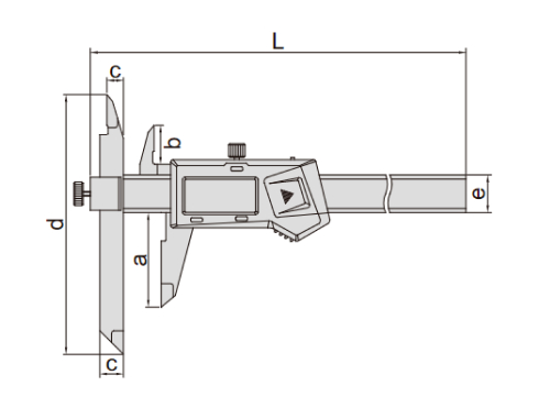 Thước kẹp điện tử mỏ điều chỉnh Insize (Không chống nước) 1186