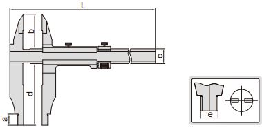 Thước kẹp cơ khí Insize 1207