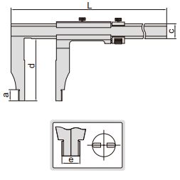 Thước kẹp cơ khí Insize 1208