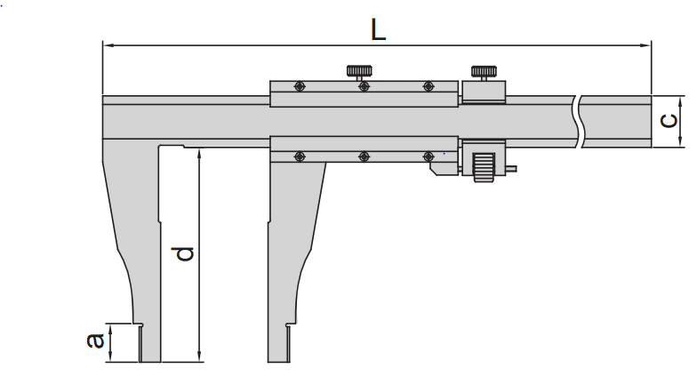 Thước kẹp cơ khí Insize 1214-2000 3 Thước kẹp cơ khí Insize 1214