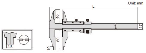 Thước kẹp cơ khí Insize 1217