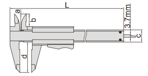 Thước kẹp cơ khí Insize 1223