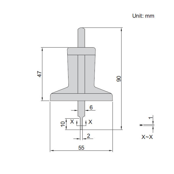 Thước đo độ sâu cơ khí Insize 1244-30 (Loại phổ thông)