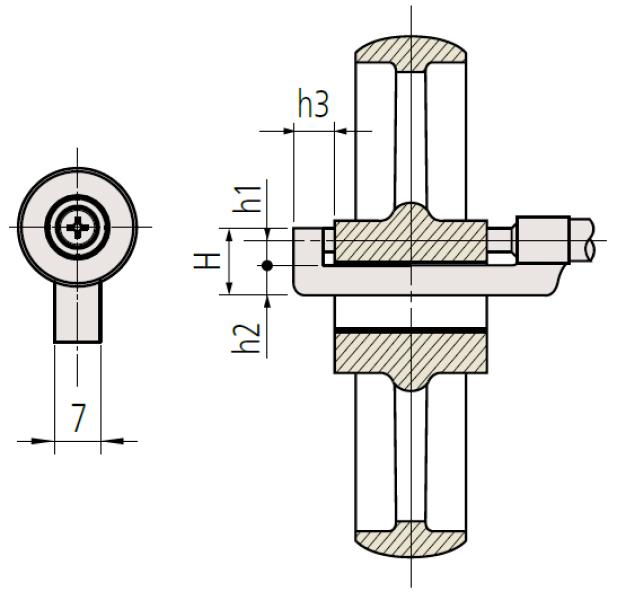 Panme đo ngoài đồng hồ Mitutoyo 107