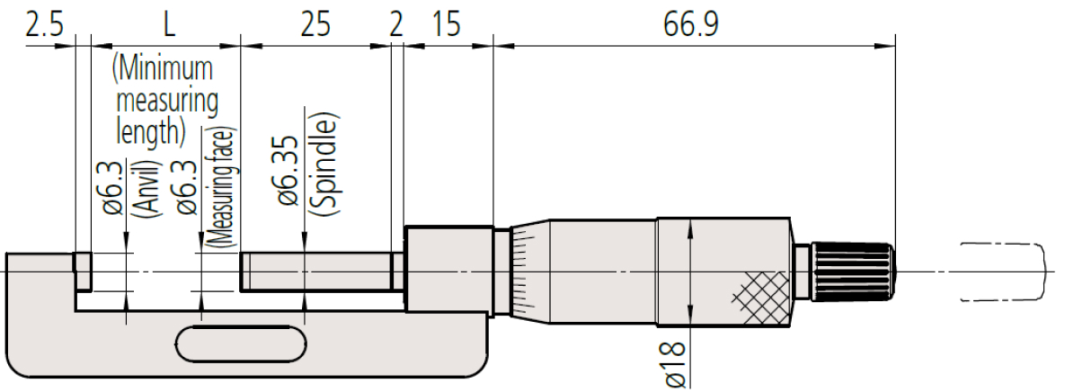 Panme đo ngoài đồng hồ Mitutoyo 107