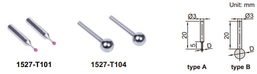 Thước kẹp điện tử tùy biến đầu bi Insize (Không chống nước) 1527