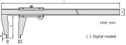 Thước kẹp điện tử Một mỏ Abosolute Mitutoyo 550
