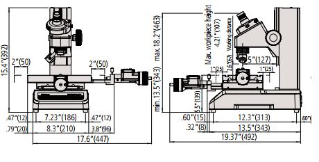 Kính hiển vi đo kiểm dụng cụ cắt Mitutoyo TM-505B/1005B 176-820A 3 Kính hiển vi đo kiểm dụng cụ cắt Mitutoyo TM-505B/1005B
