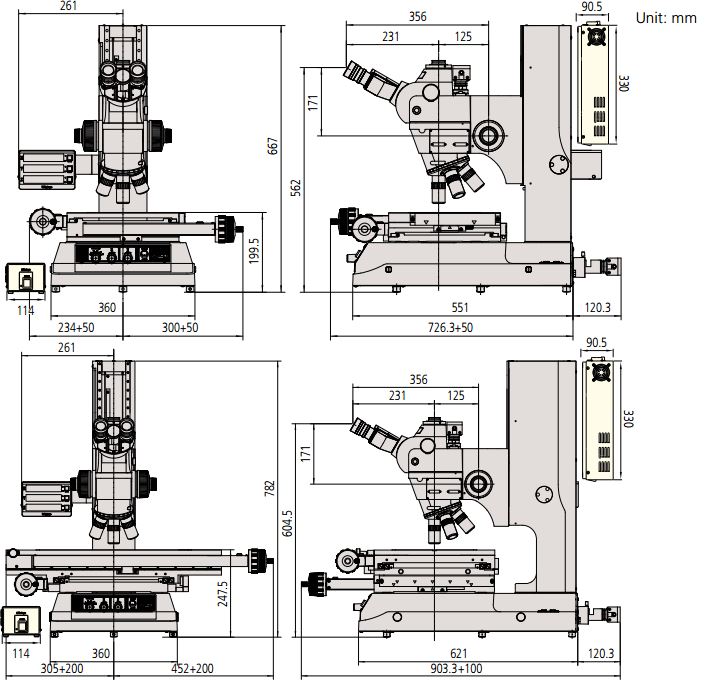Kính hiển vi đo lường đa năng Mitutoyo Series 176 MF-U 176-887-10 6 Kính hiển vi đo lường đa năng Mitutoyo Series 176 MF-U