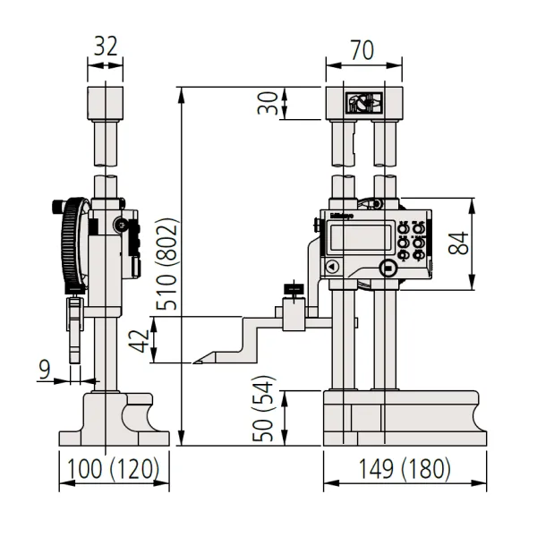 Thước đo cao điện tử Mitutoyo 192-663-10 2 Thước đo cao điện tử Mitutoyo 192-663-10