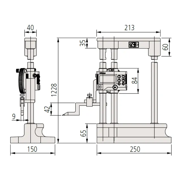 Thước đo cao điện tử Mitutoyo 192-665-10