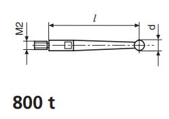 Đồng hồ so chân gập MarTest 800 V