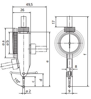Đồng hồ so chân gập MarTest 800 SR 2015348 3 Đồng hồ so chân gập MarTest