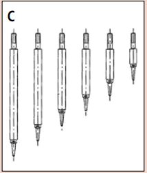 Ngàm đo kích thước trong loại đồng hồ Mitutoyo