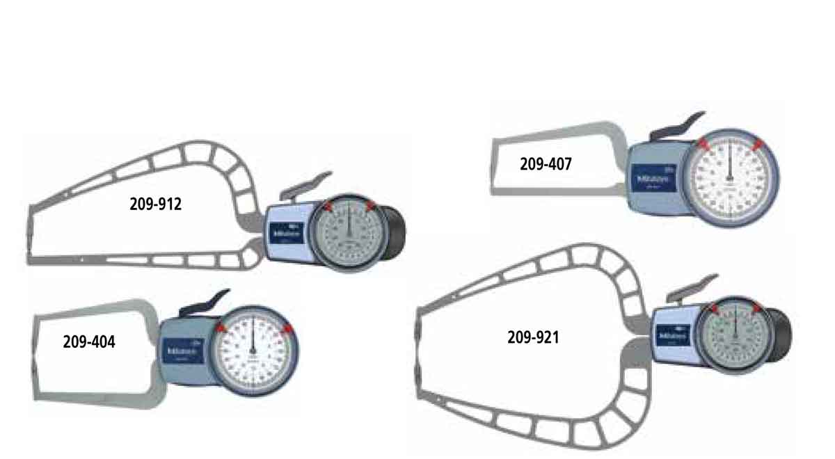 Ngàm đo kích thước ngoài loại đồng hồ Mitutoyo