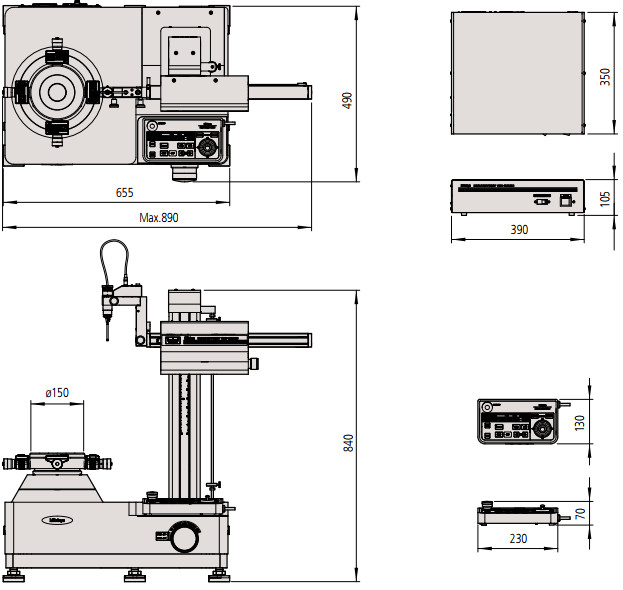 Máy đo độ tròn Mitutoyo RA-1600/RA-1600M