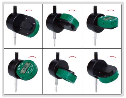 Đồng hồ so điện tử loại mặt xoay đa năng Insize 2118