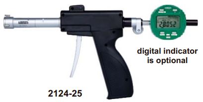 Panme PISTOL GRIP 3 đầu đo Insize 2124