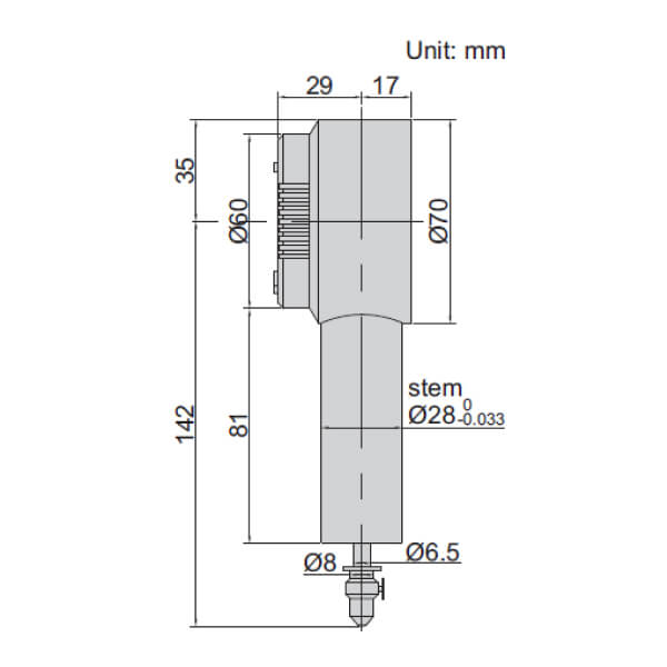 Đồng hồ so điện tử độ chính xác cao Insize 2140