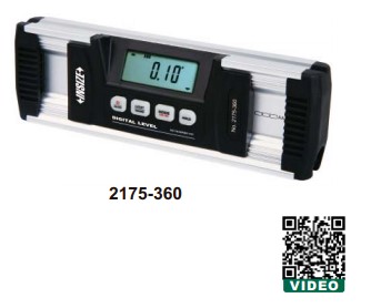 Thước thủy (nivo) điện tử đo độ dốc Insize 2175 4 Thước thủy (nivo) điện tử đo độ dốc Insize 2175