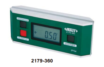 Thước thủy (nivo) điện tử đo độ dốc Insize 2179 