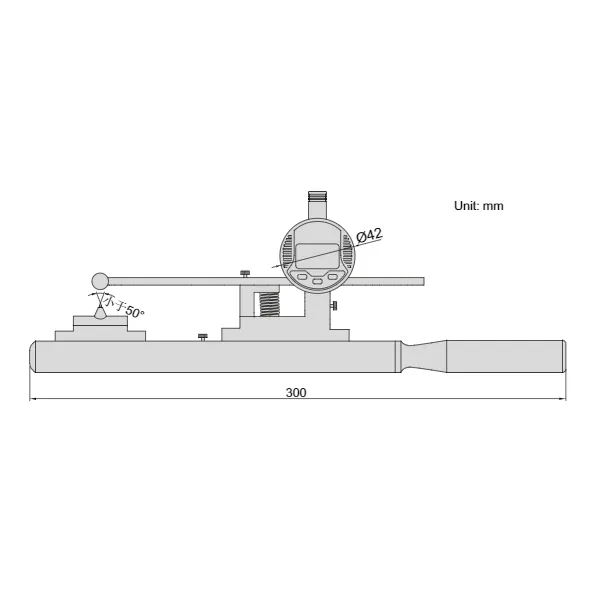 Đồng hồ so điện tử đo chiều cao ren trong Insize 2243