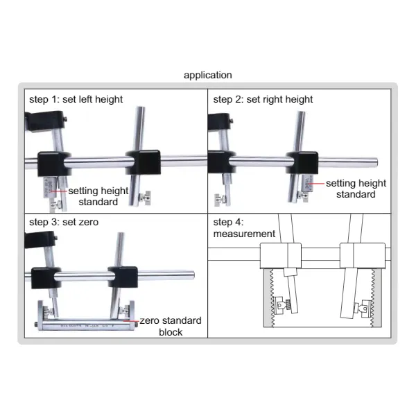Đồng hồ so điện tử đo đường kính đỉnh ren ngoài Insize 2246